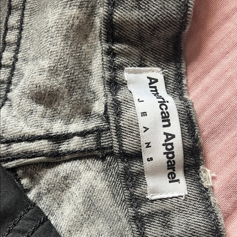 American Apparel Gray Jean Shorts - Picture 5 of 5
